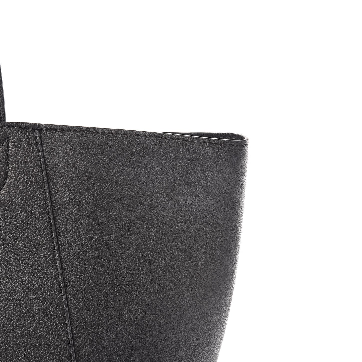 Calfskin Lockme Cabas Black