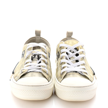 Christian Dior Technical Canvas Oblique Oblique B23 Low Top Sneakers 40 White Black 3 of 9