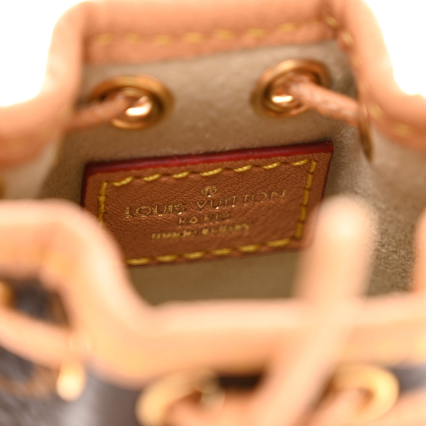 Monogram Micro Noe Bag Charm Key Ring