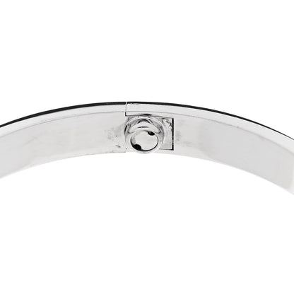 Cartier 18K White Gold 4 Diamond Love Bracelet 19 7 of 7