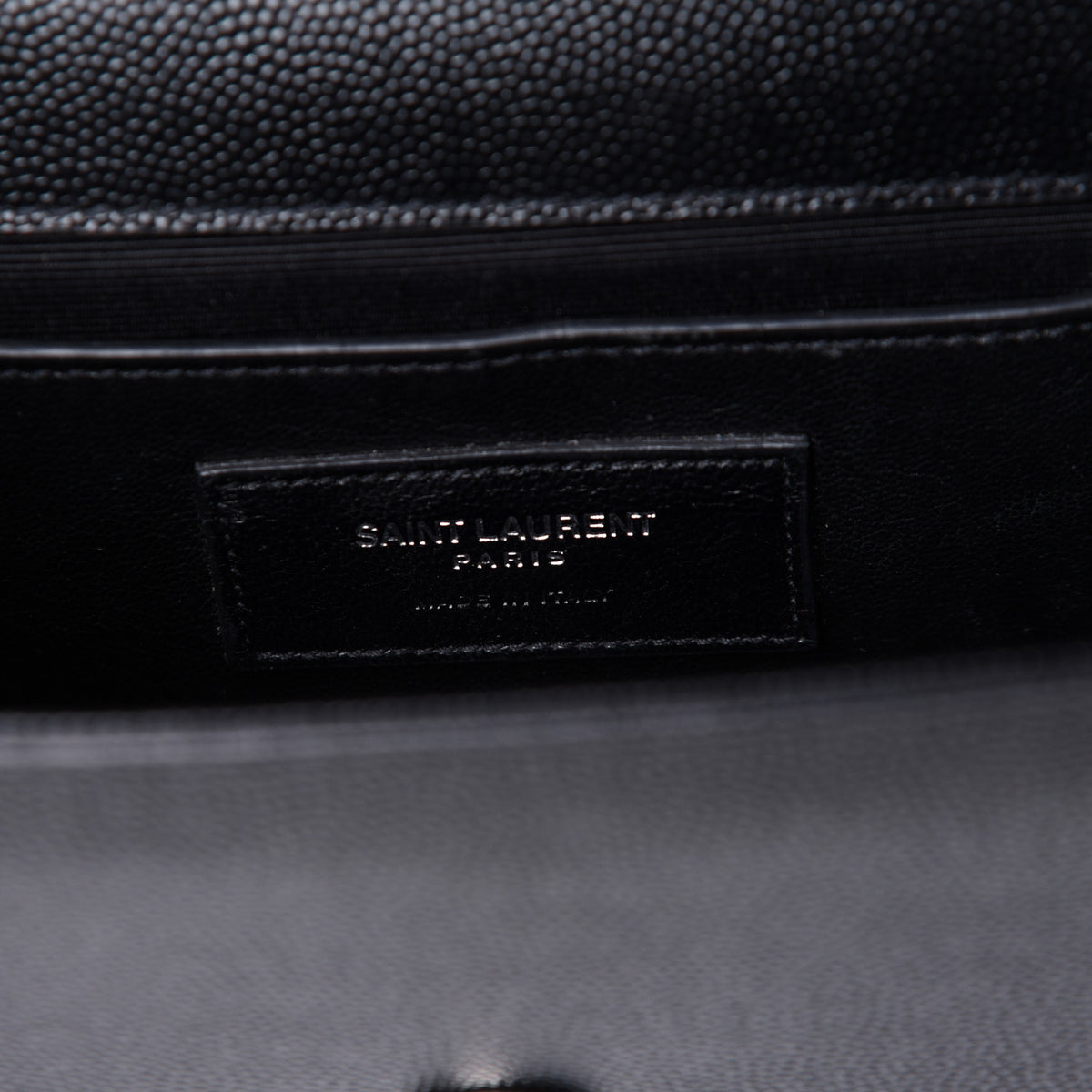 Grain De Poudre Small Monogram Kate Satchel Black
