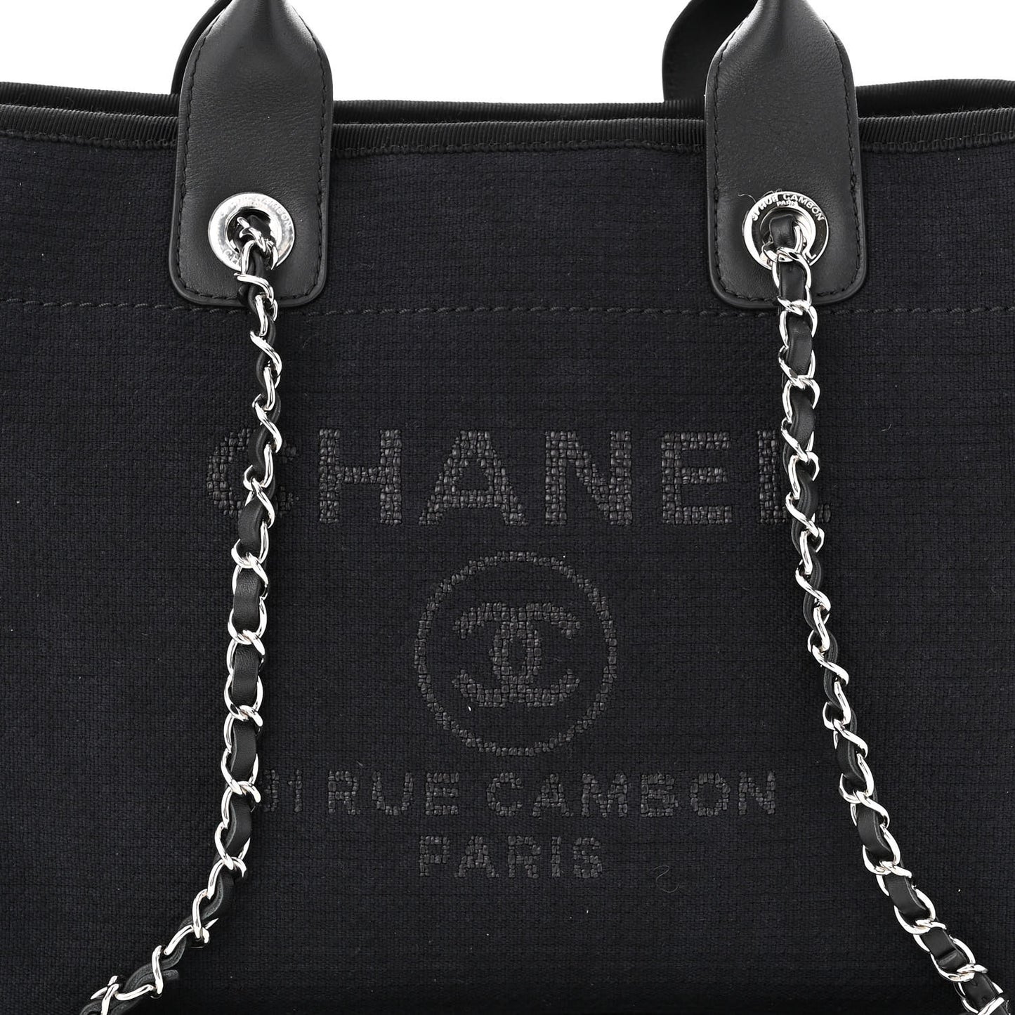 Mixed Fibers Small Deauville Tote Black