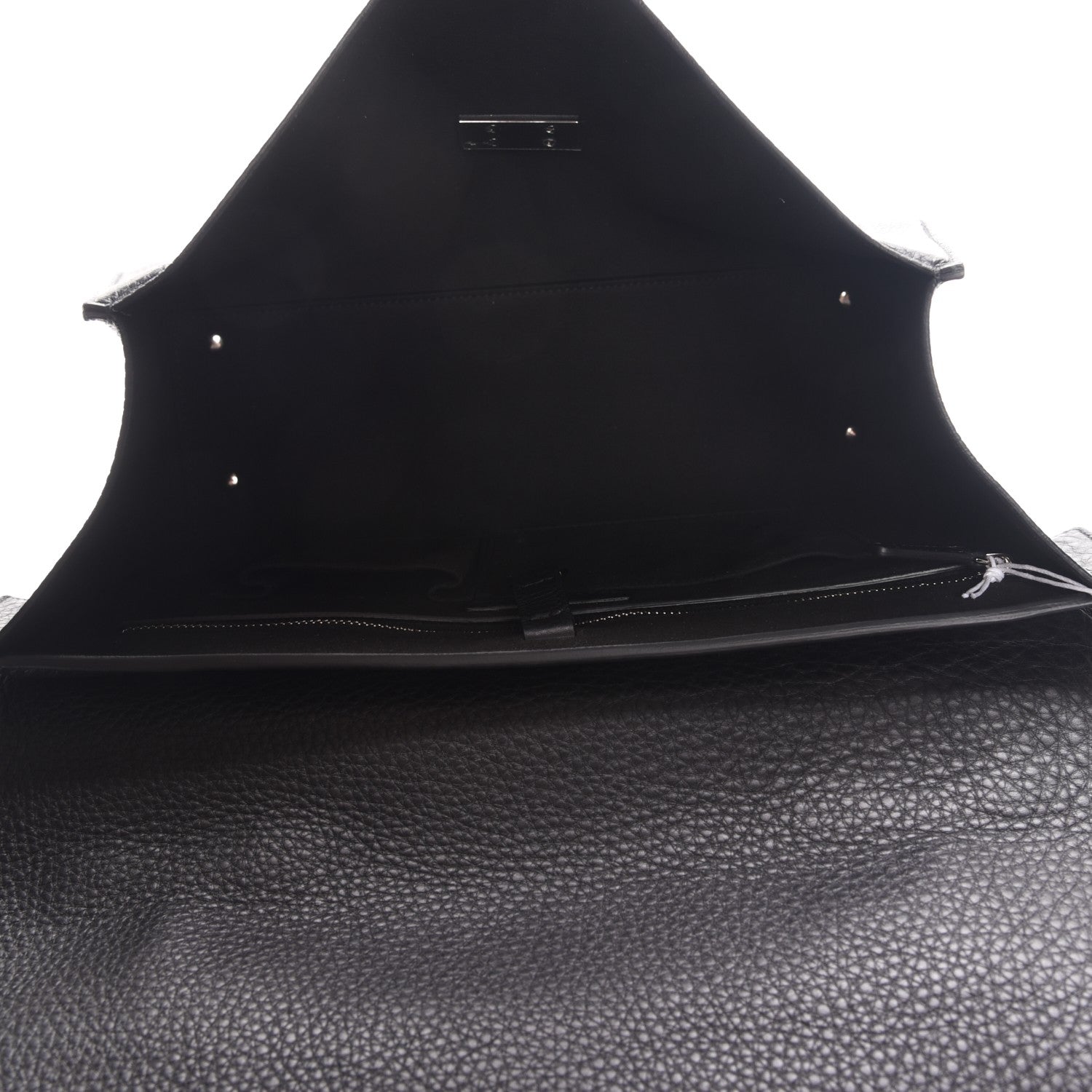Givenchy Grained Calfskin Medium Shark Lock Satchel Black 6 of 8