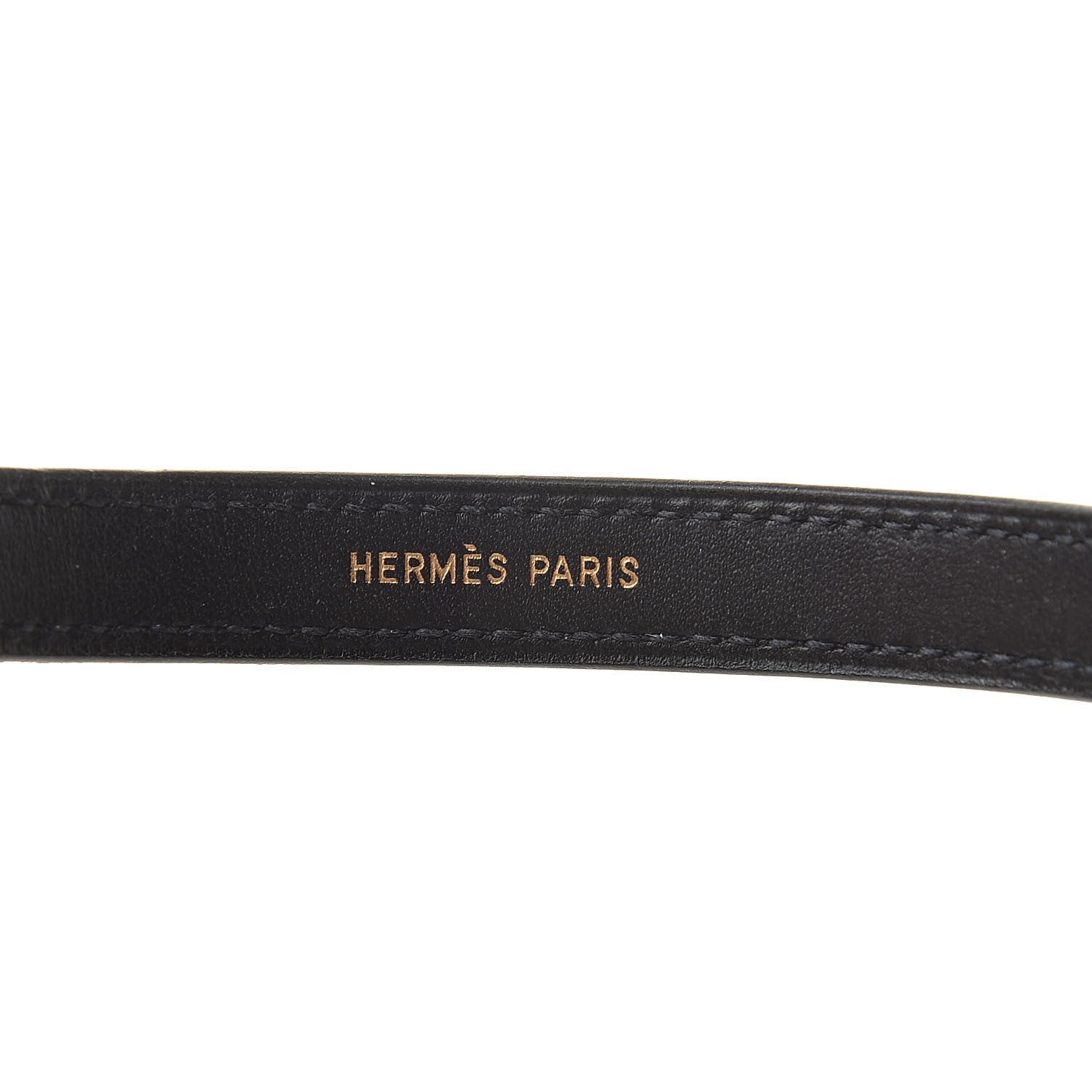 Hermes Chamonix Looping Interchangeable Single Tour Bracelet M Orange Black 5 of 7