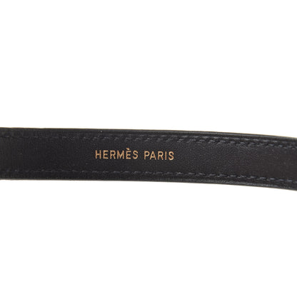 Hermes Chamonix Looping Interchangeable Single Tour Bracelet M Orange Black 5 of 7