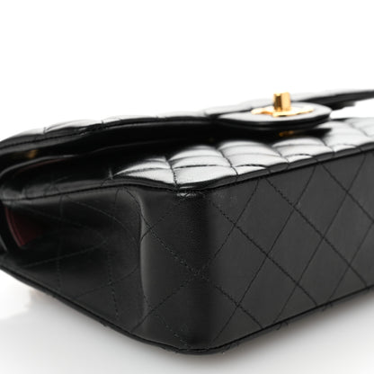 Chanel Lambskin Quilted Small Double Flap Black 9 of 10