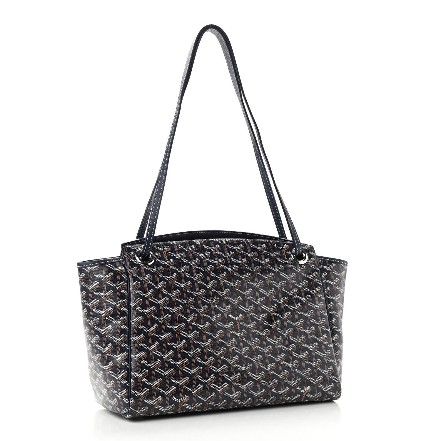Goyard Goyardine Rouette PM Bleu Marine 3 of 11
