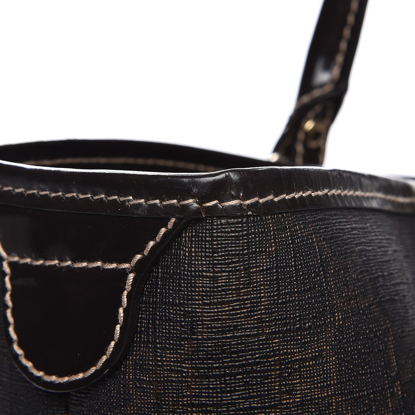 GG Plus Monogram Large Joy Tote Dark Brown