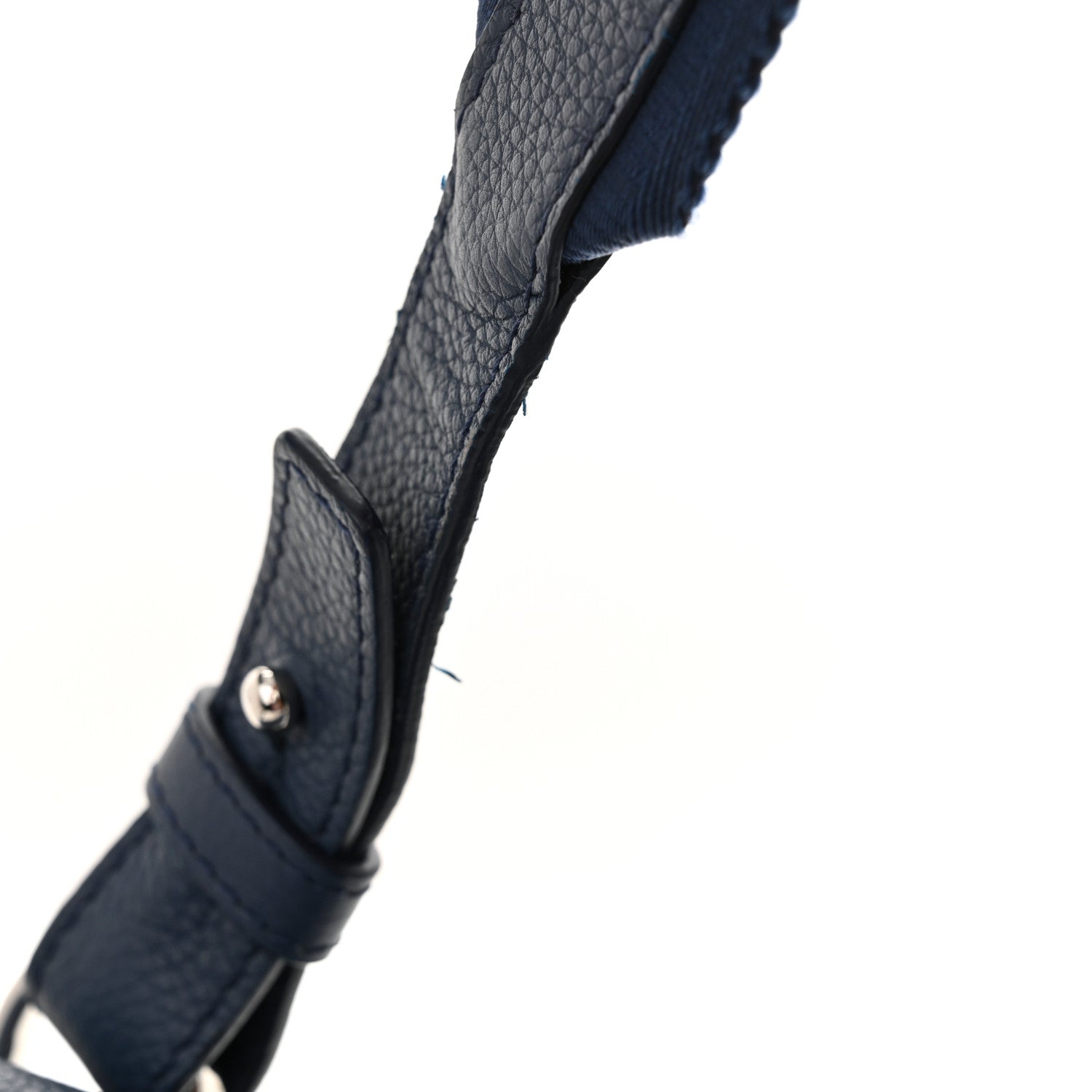 Christian Dior Grained Calfskin Saddle Pouch Blue 11 of 12