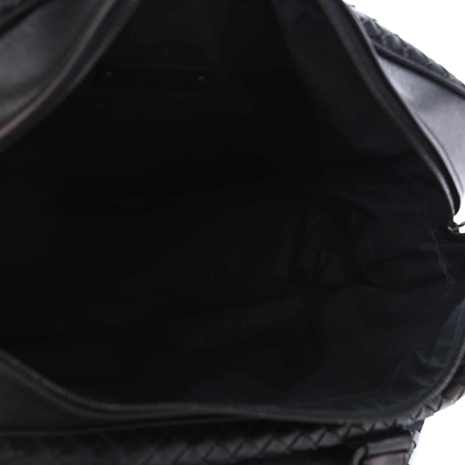 Bottega Veneta Calfskin Leggero Intrecciato Briefcase Black 4 of 4