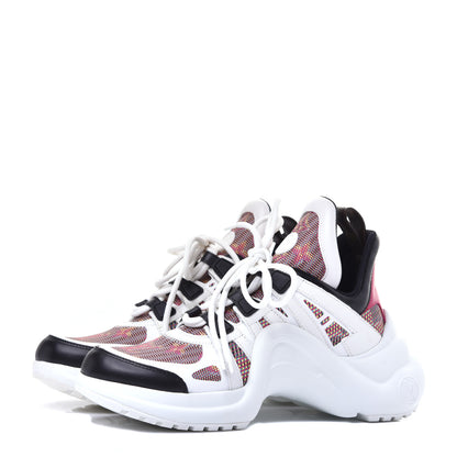 Louis Vuitton Calfskin Nylon LV Pop Archlight Sneaker 36.5 Rose 3 of 9