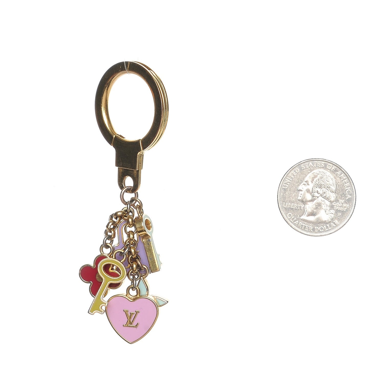 Enamel Pretty Charms Key Ring Holder
