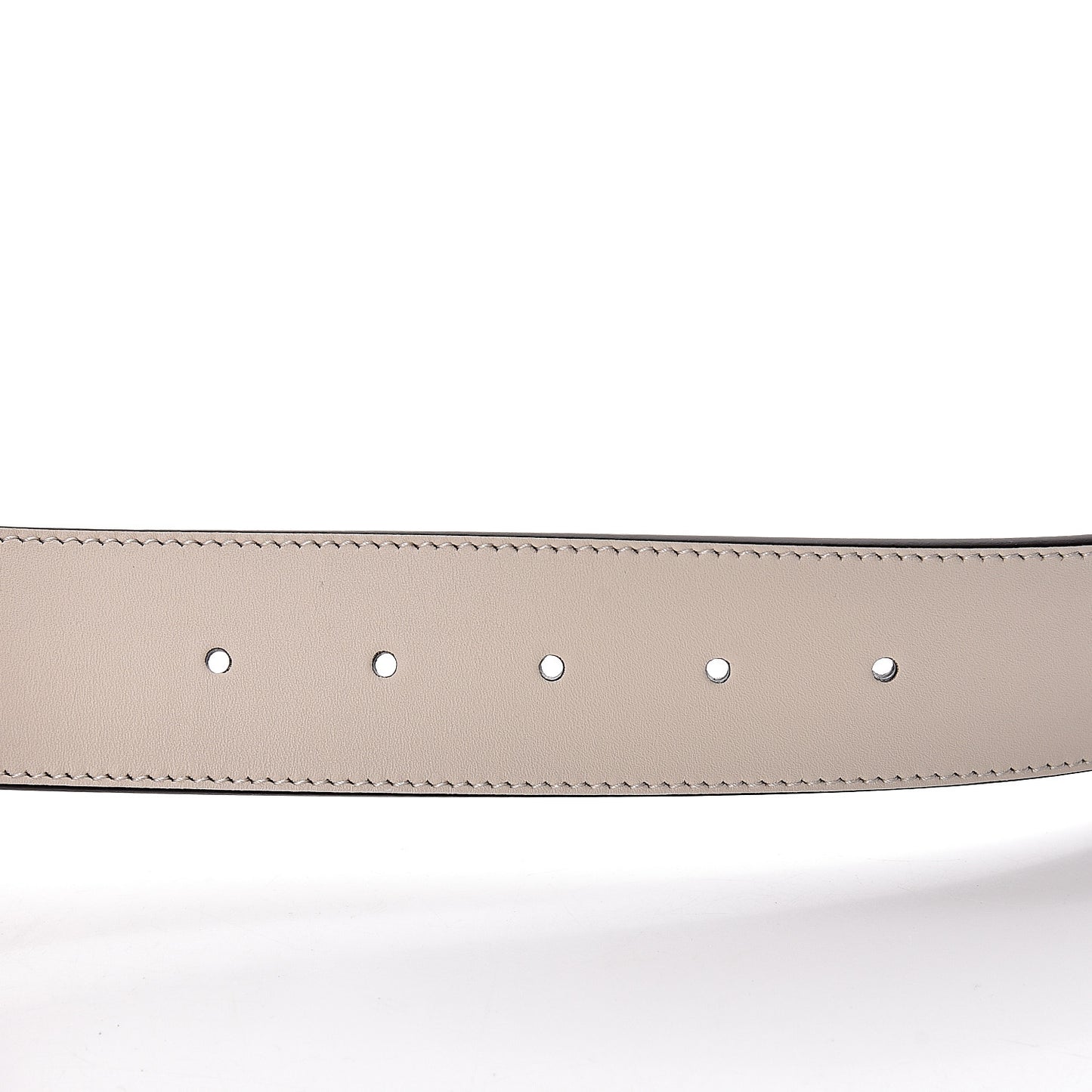 Calfskin Double G 40mm Belt 80 32 Mystic White