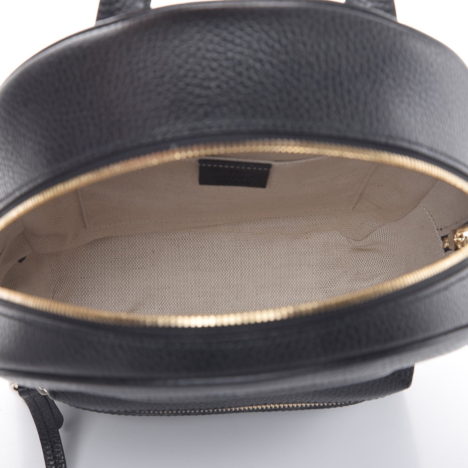 Gucci Pebbled Calfskin Soho Chain Backpack Black 5 of 7