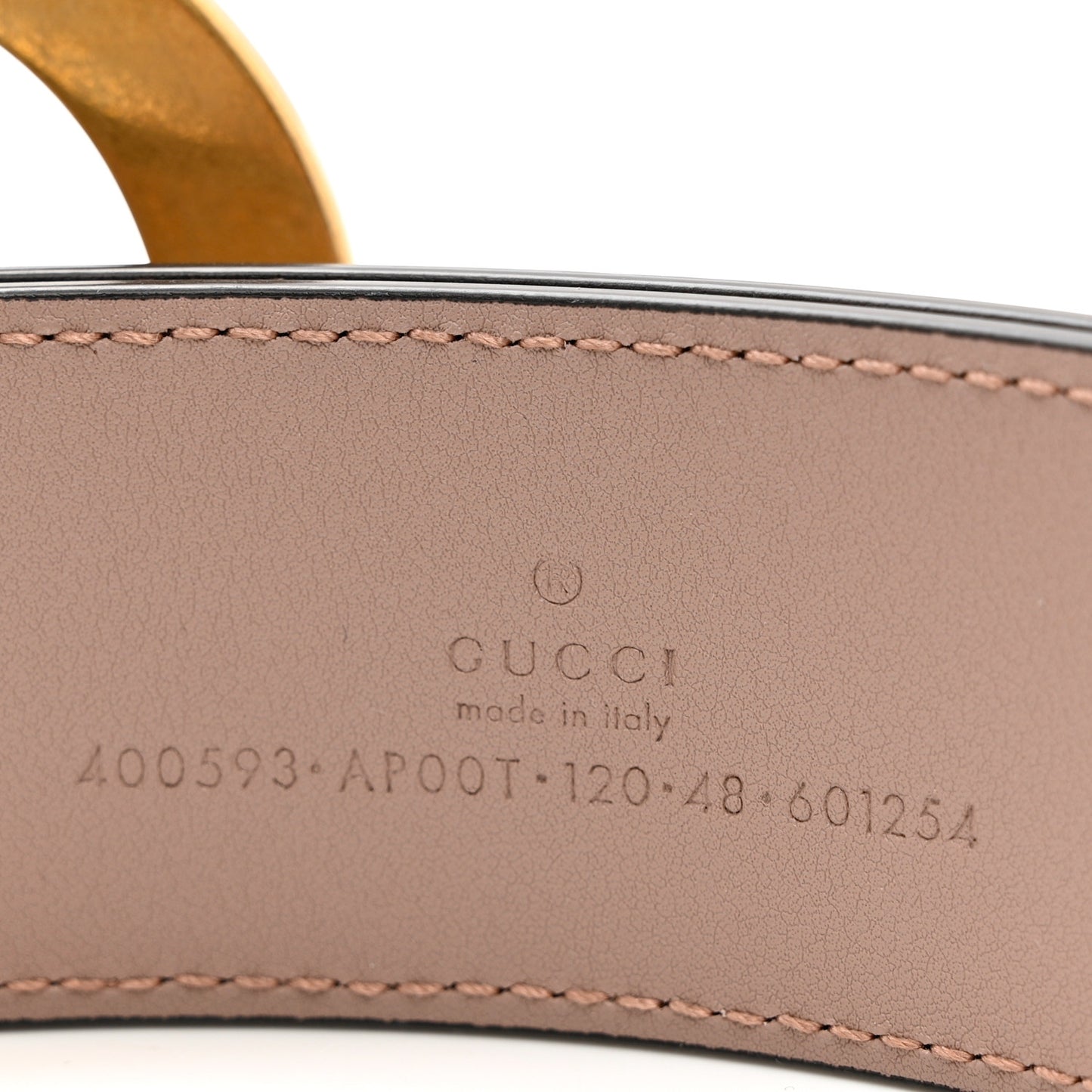 Calfskin Double G 40mm 120 48 Belt Porcelain Rose