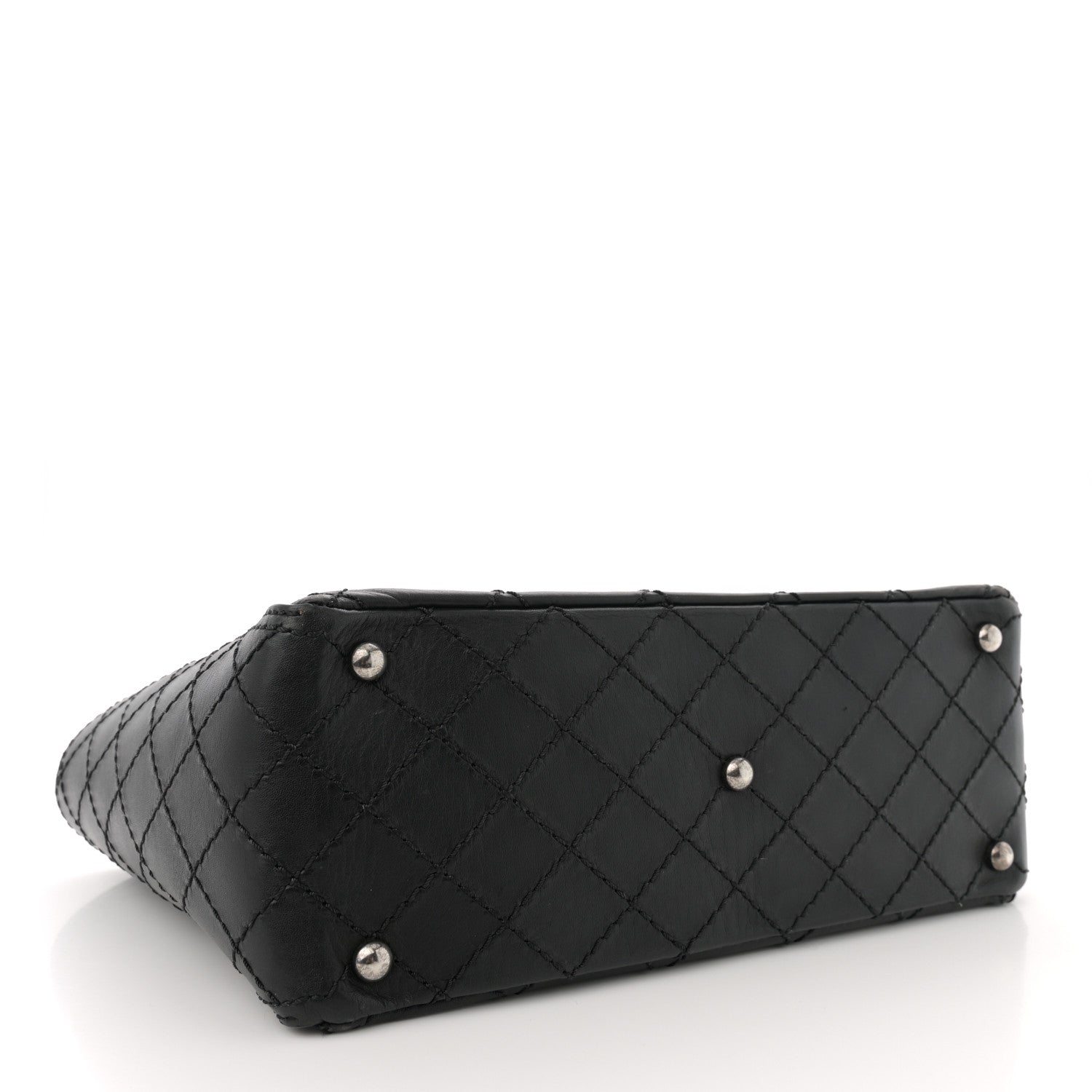 Chanel Grained Calfskin CC Pocket Tote Black 4 of 11