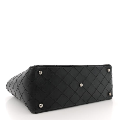 Chanel Grained Calfskin CC Pocket Tote Black 4 of 11