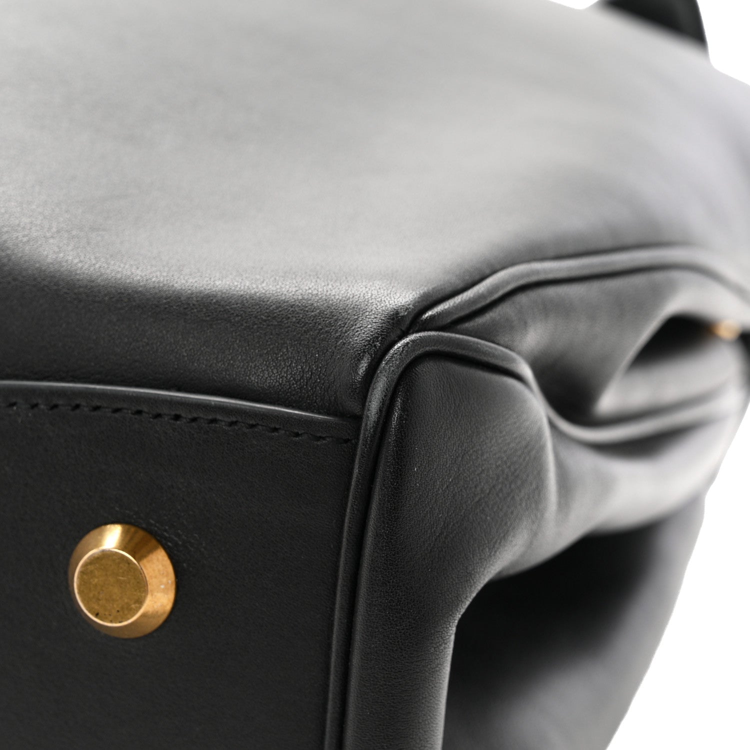 Balenciaga Smooth Calfskin Large Rodeo Top Handle Handbag Black 10 of 10