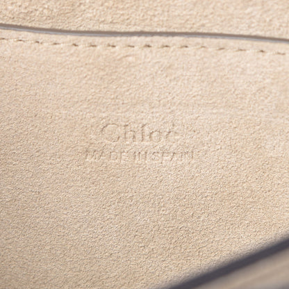 Chloe Suede Calfskin Small Faye Shoulder Bag Motty Grey 6 of 8