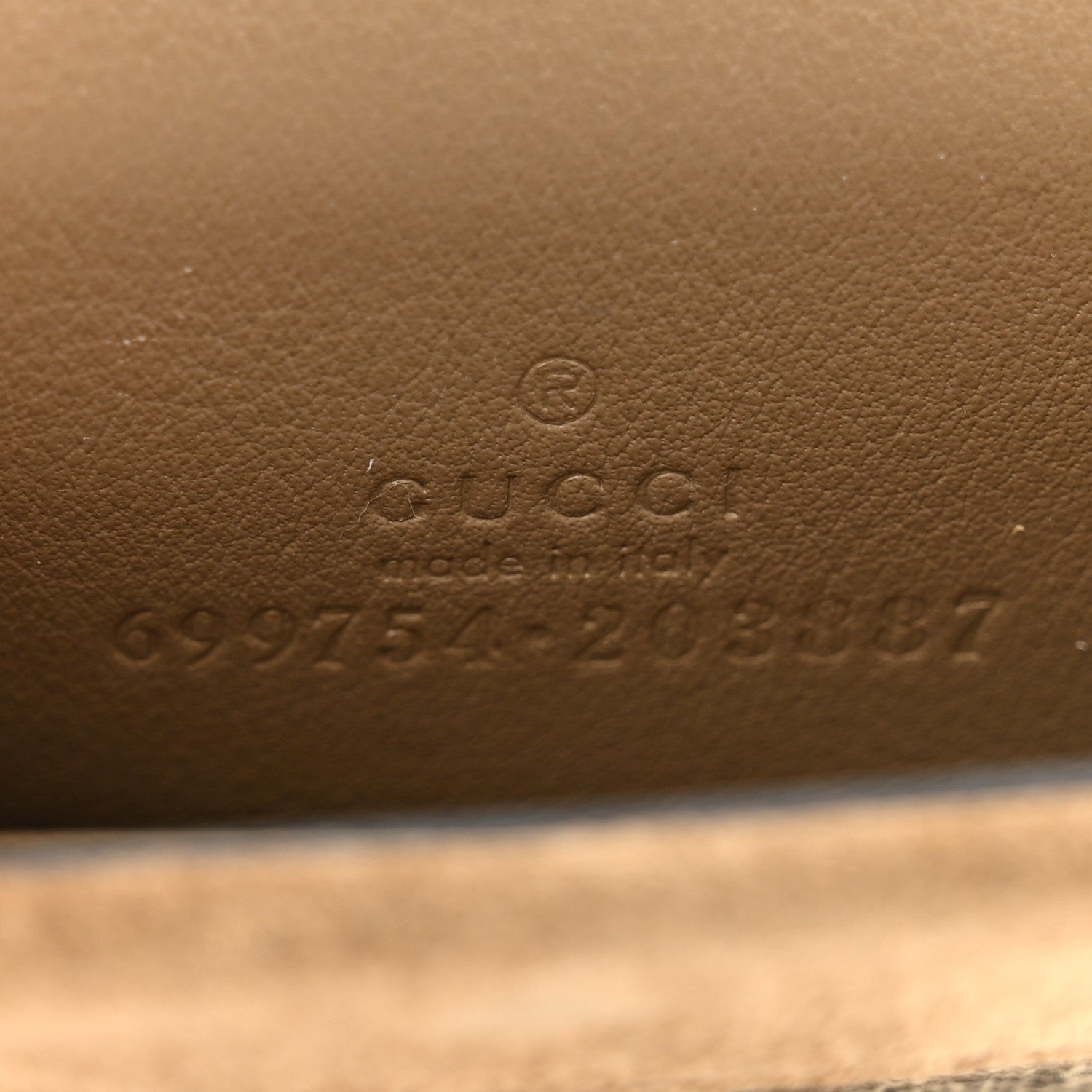 Gucci GG Supremem Monogram Suede Cudu Dionysus AirPods Case Beige Ebony Taupe 6 of 11