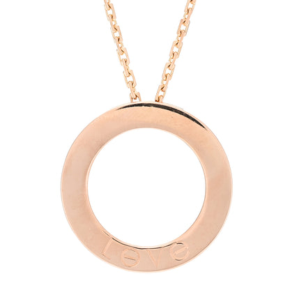 Cartier 18K Pink Gold LOVE Pendant Necklace 4 of 5