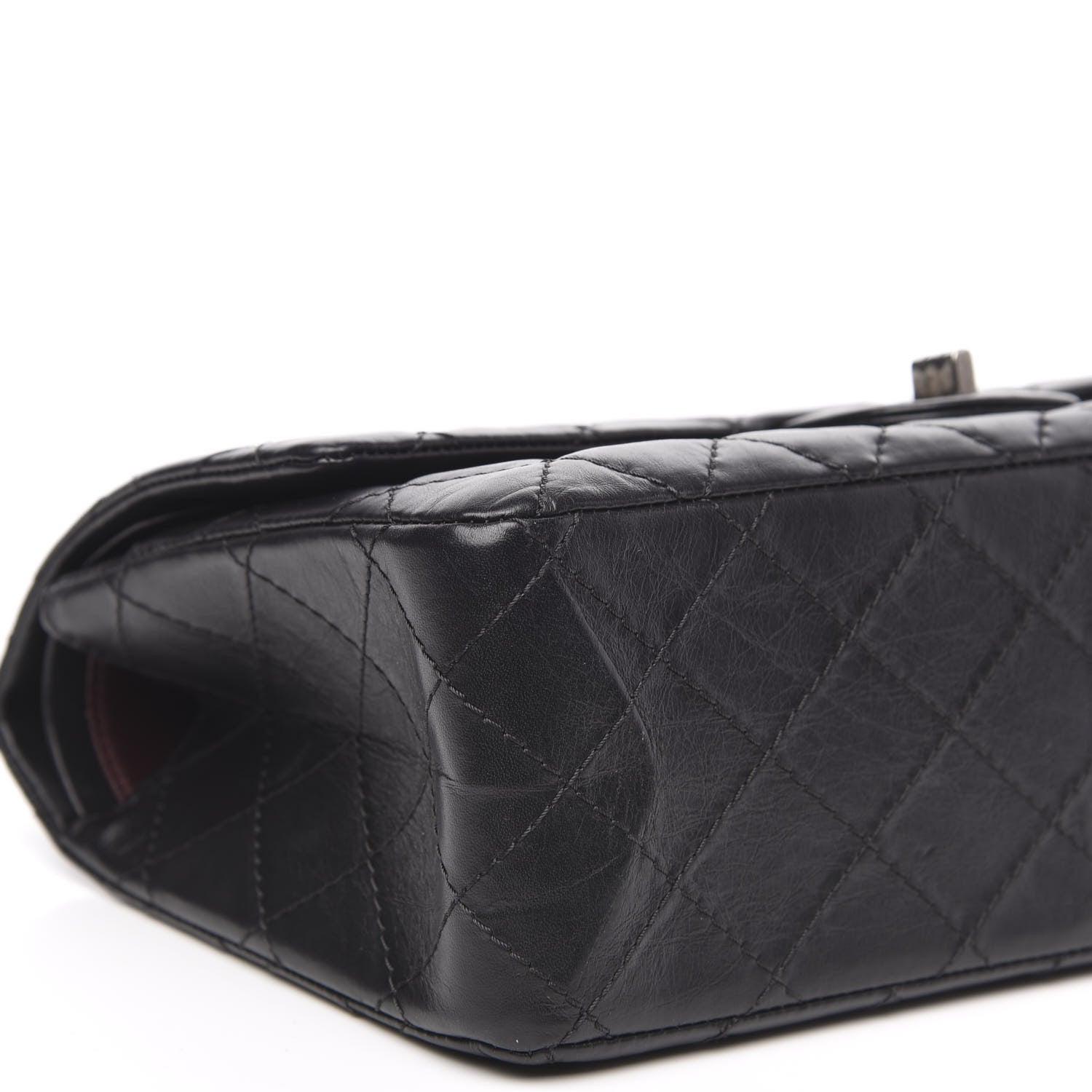 Chanel Aged Calfskin Quilted 2.55 Reissue 226 Flap Black 8 of 11