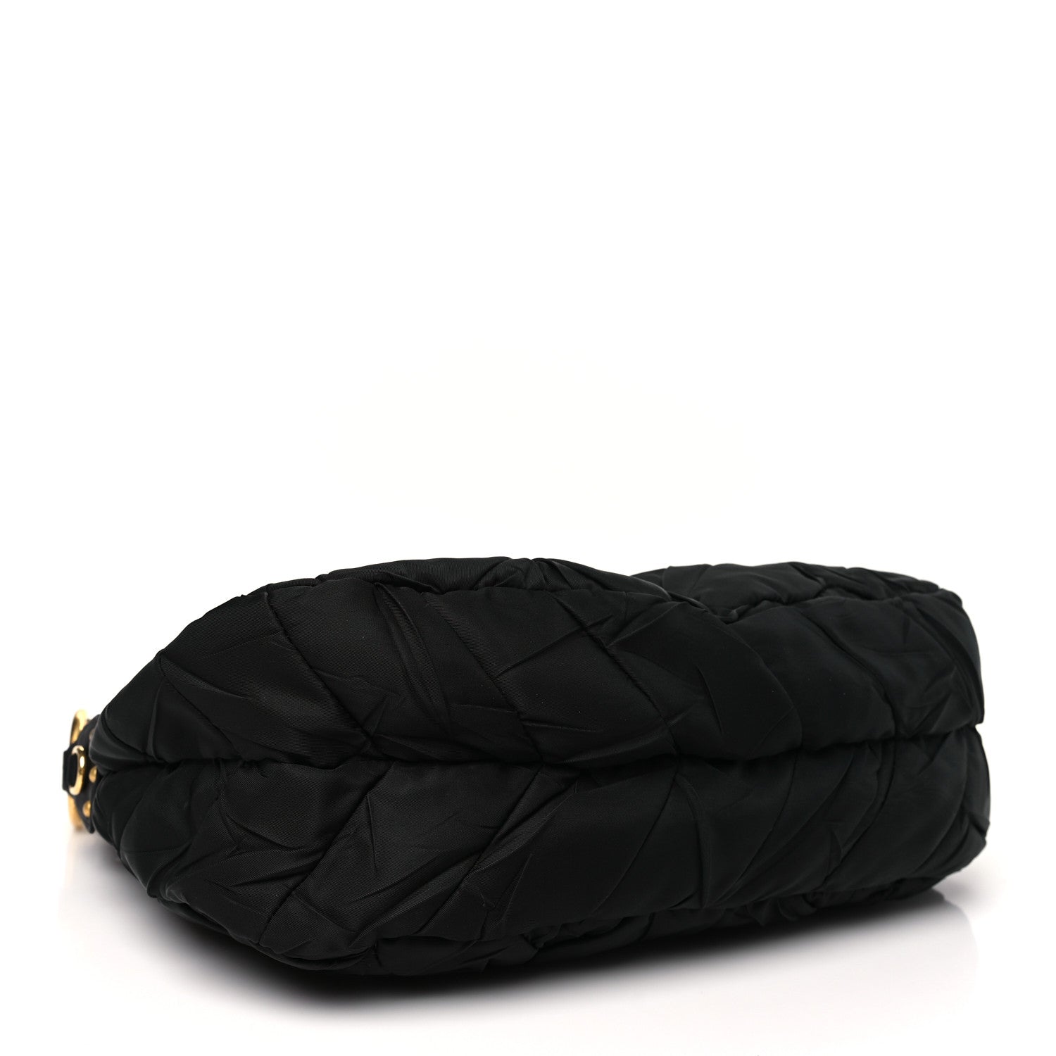 Prada Tessuto Nylon Quilted Hobo Black 4 of 11