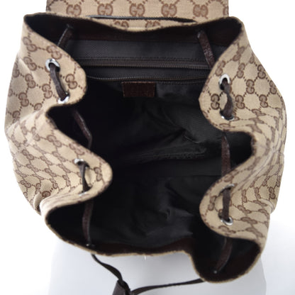 Gucci Monogram Backpack Dark Brown 5 of 9