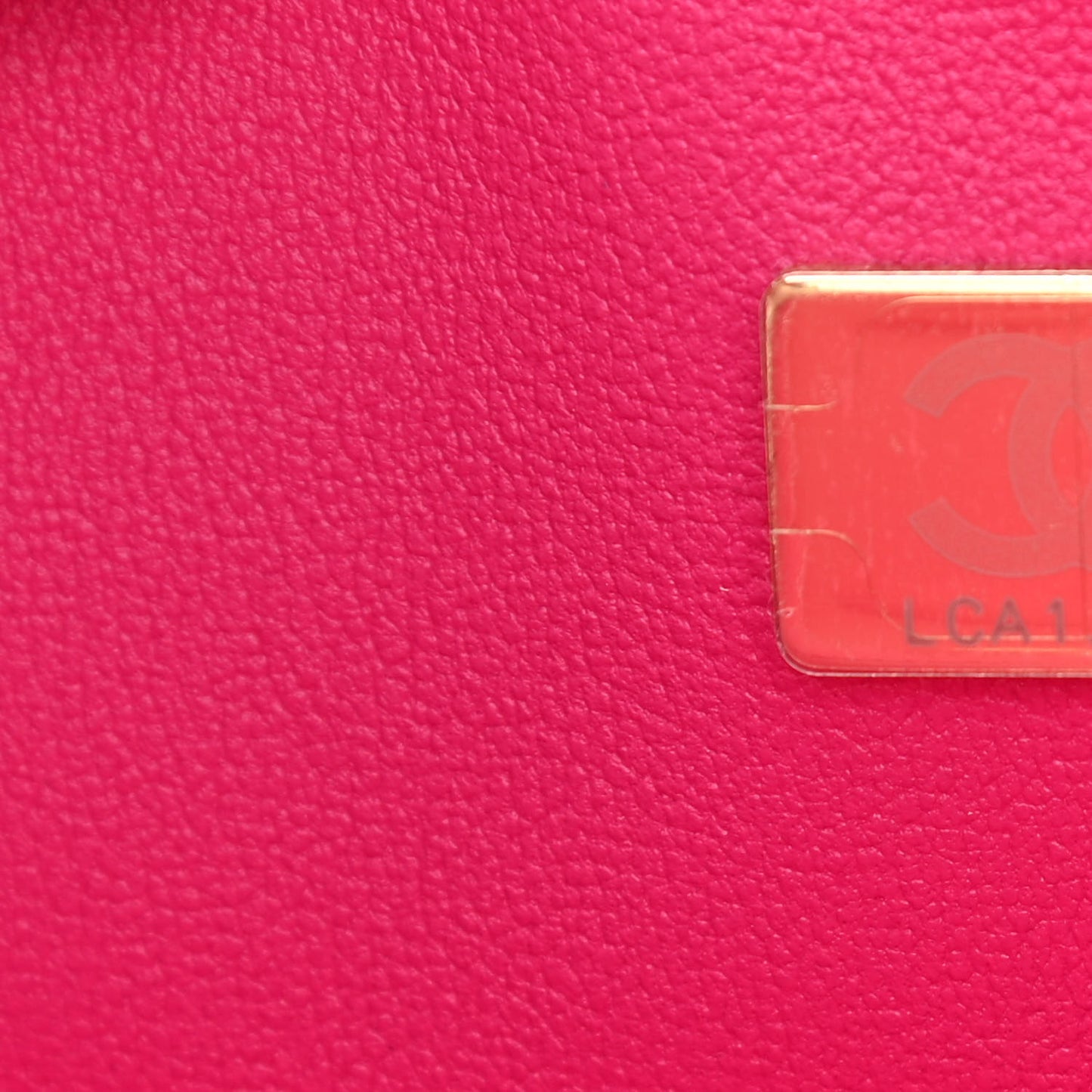 Tweed Quilted Medium Double Flap Fuchsia