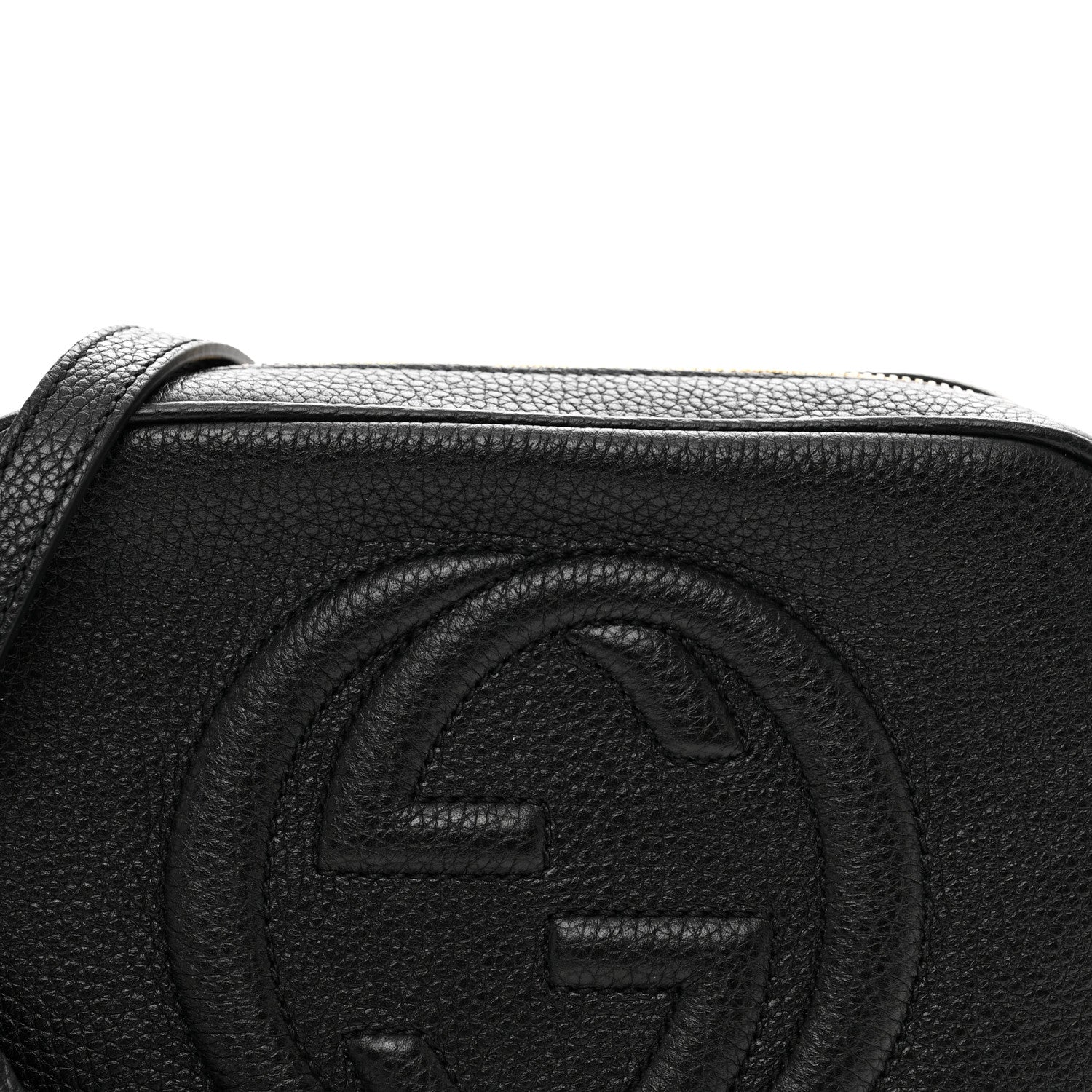 Gucci Pebbled Calfskin Small Soho Disco Bag Black 8 of 11