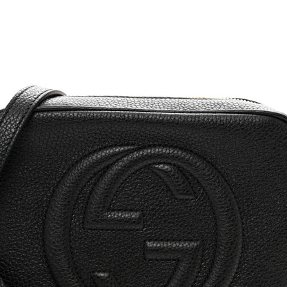 Gucci Pebbled Calfskin Small Soho Disco Bag Black 8 of 11