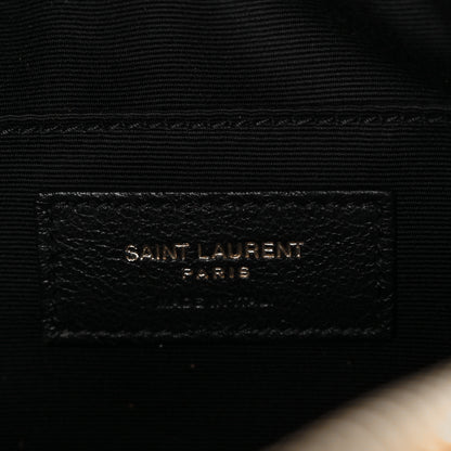 Saint Laurent Suede Matelasse Monogram Lou Camera Bag Cinnamon 5 of 8