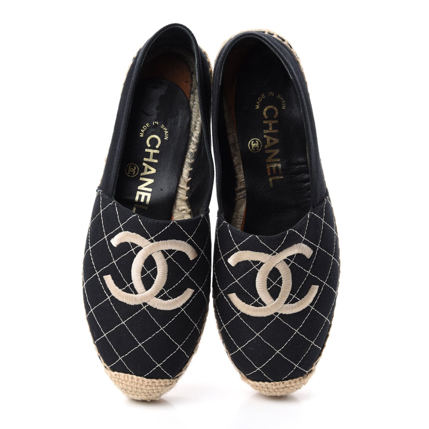 Fabric Biarritz CC Espadrilles 37 Black