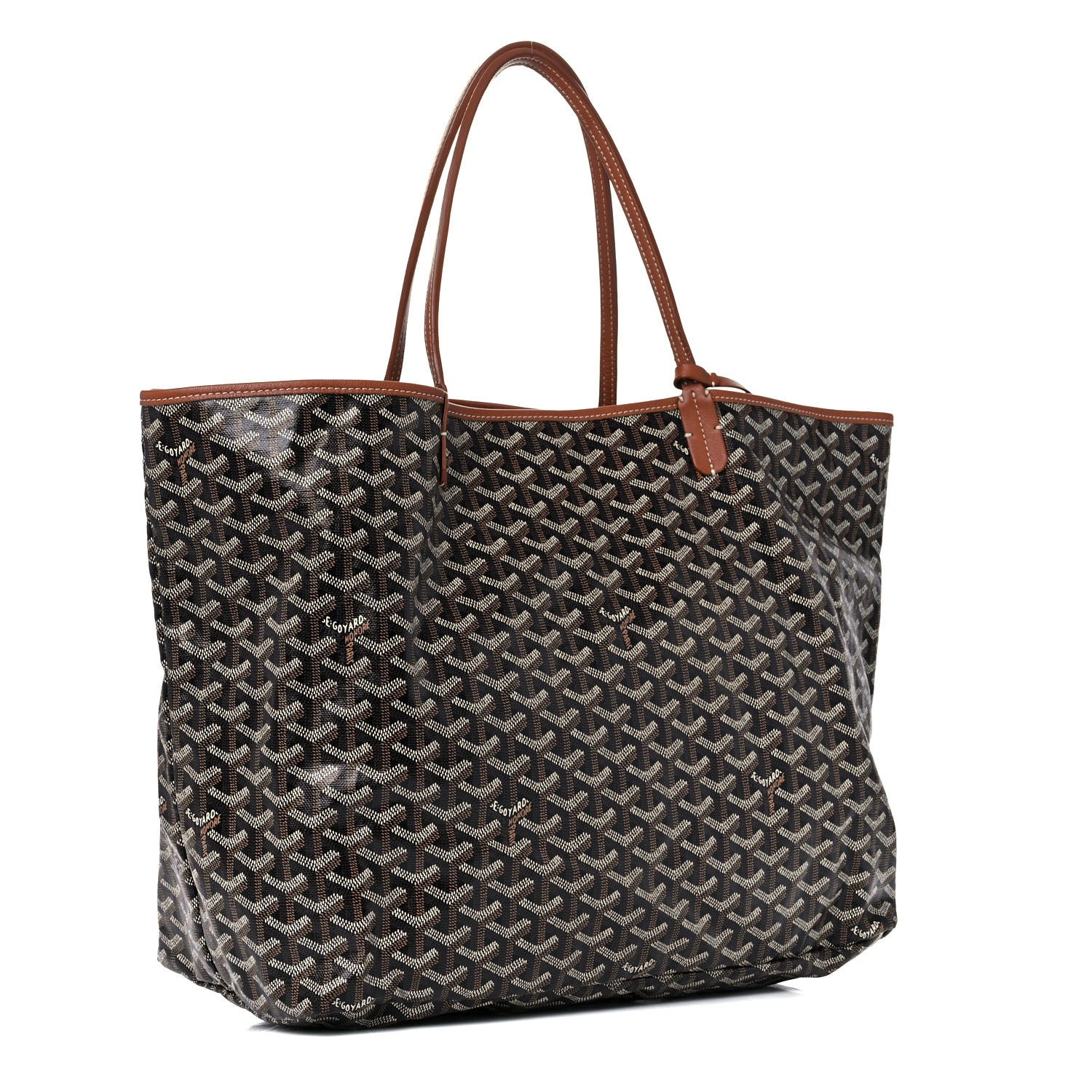 Goyard Goyardine Saint Louis GM Black Gold 3 of 15