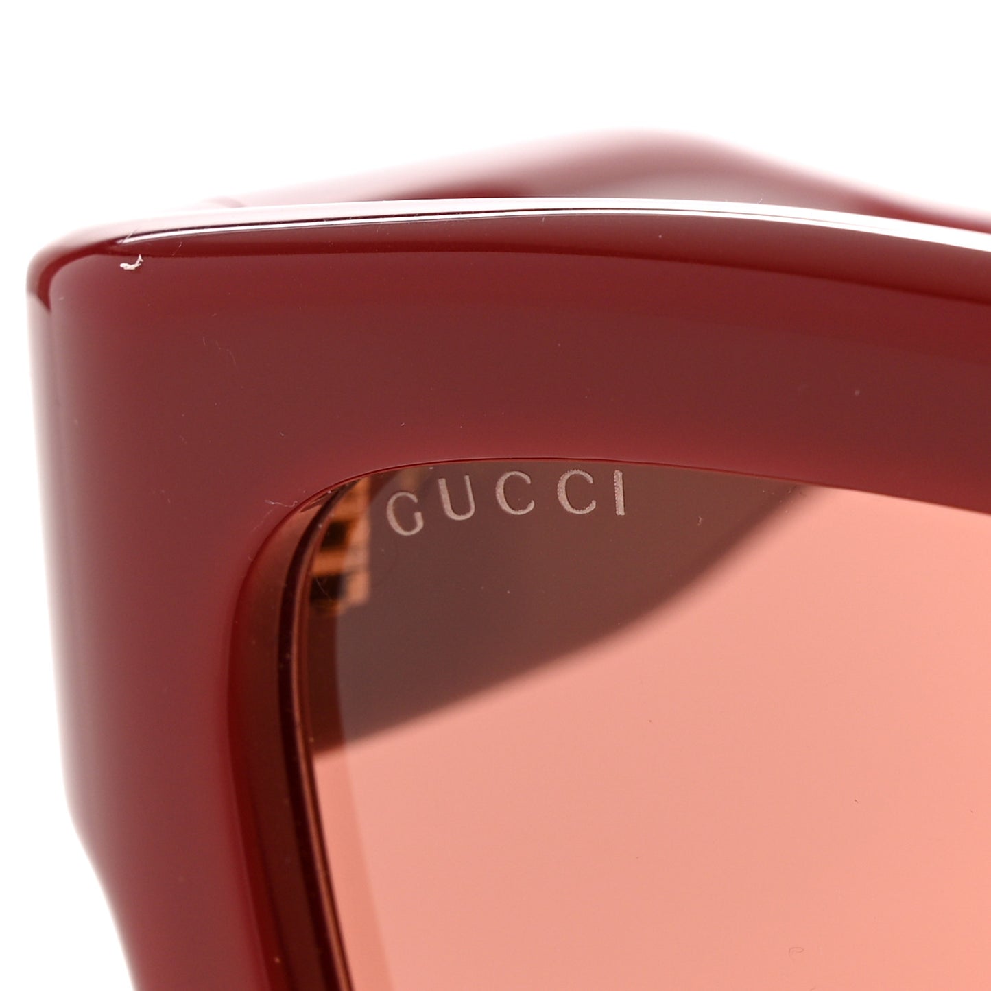 Acetate Square Sunglasses GG1772S Red