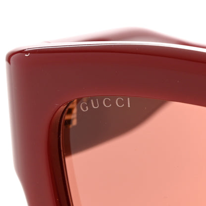 Gucci Acetate Square Sunglasses GG1772S Red 7 of 9