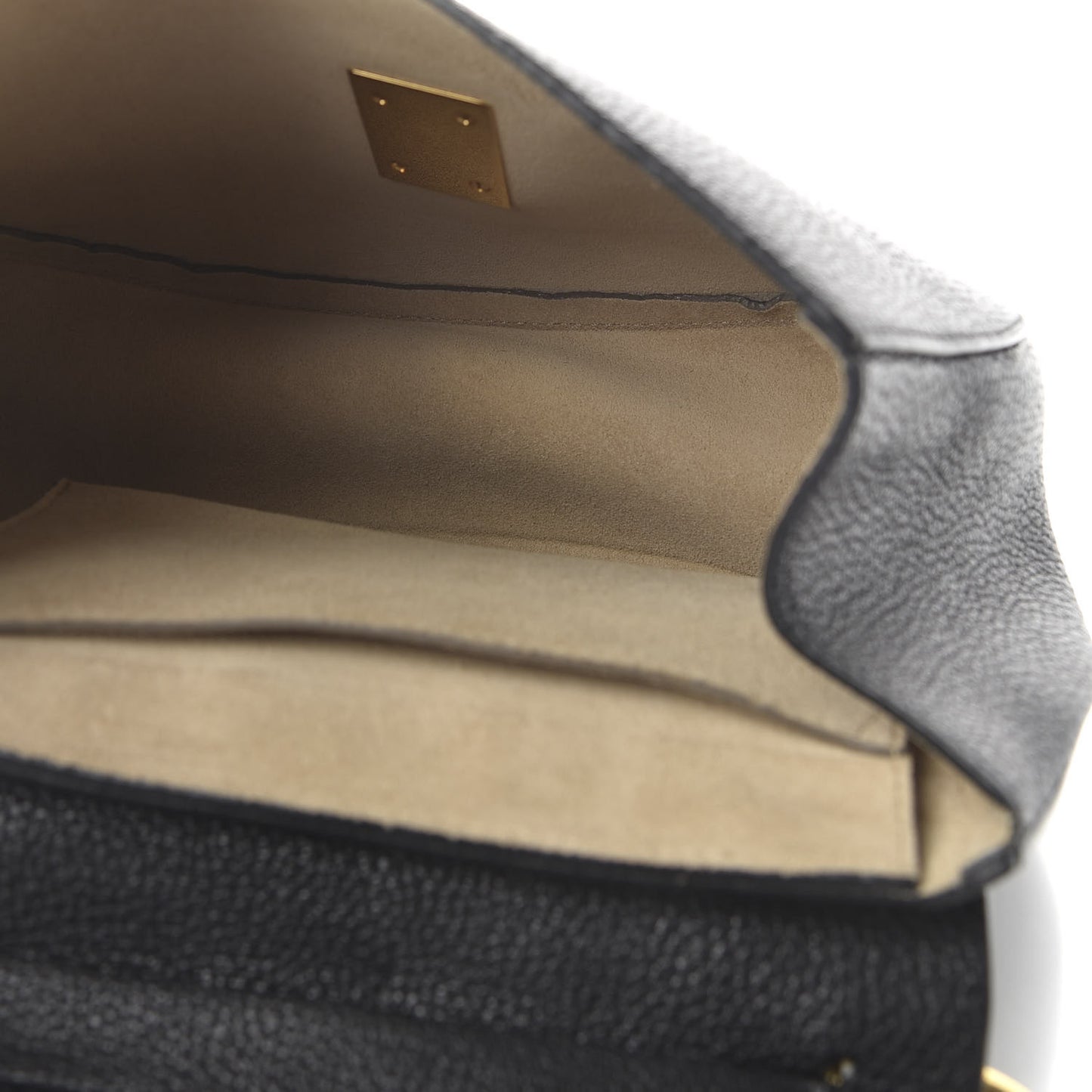 Grained Lambskin Drew Shoulder Bag Black