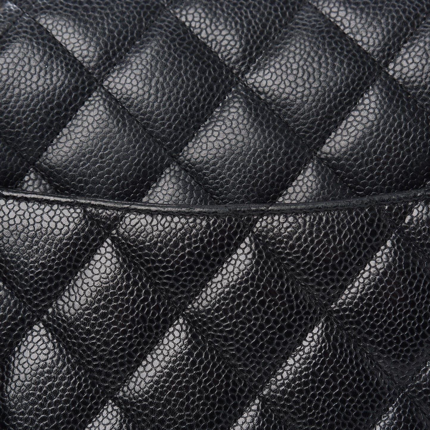 Caviar Quilted Jumbo Single Flap Black