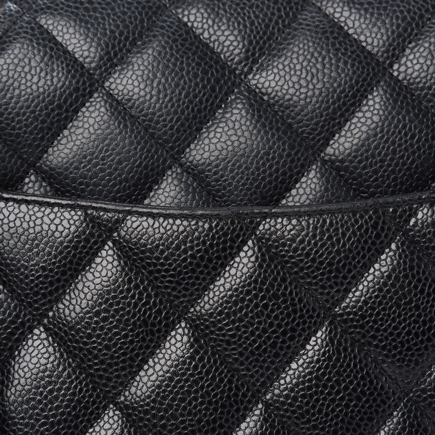 Chanel Caviar Quilted Jumbo Single Flap Black 13 of 15