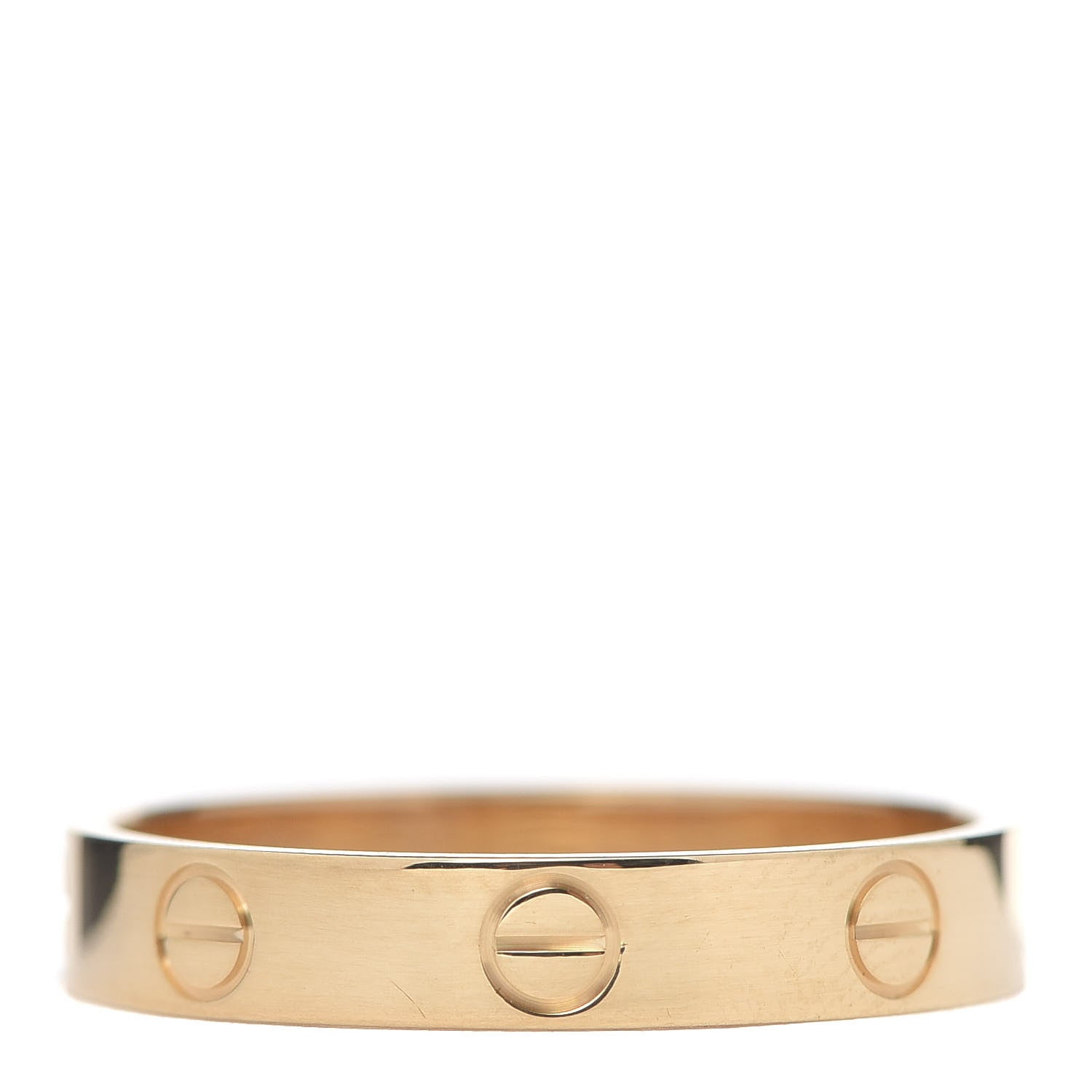 Cartier 18K Yellow Gold 3.5mm LOVE Wedding Band Ring 57 8 1 of 4