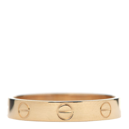 Cartier 18K Yellow Gold 3.5mm LOVE Wedding Band Ring 57 8 1 of 4