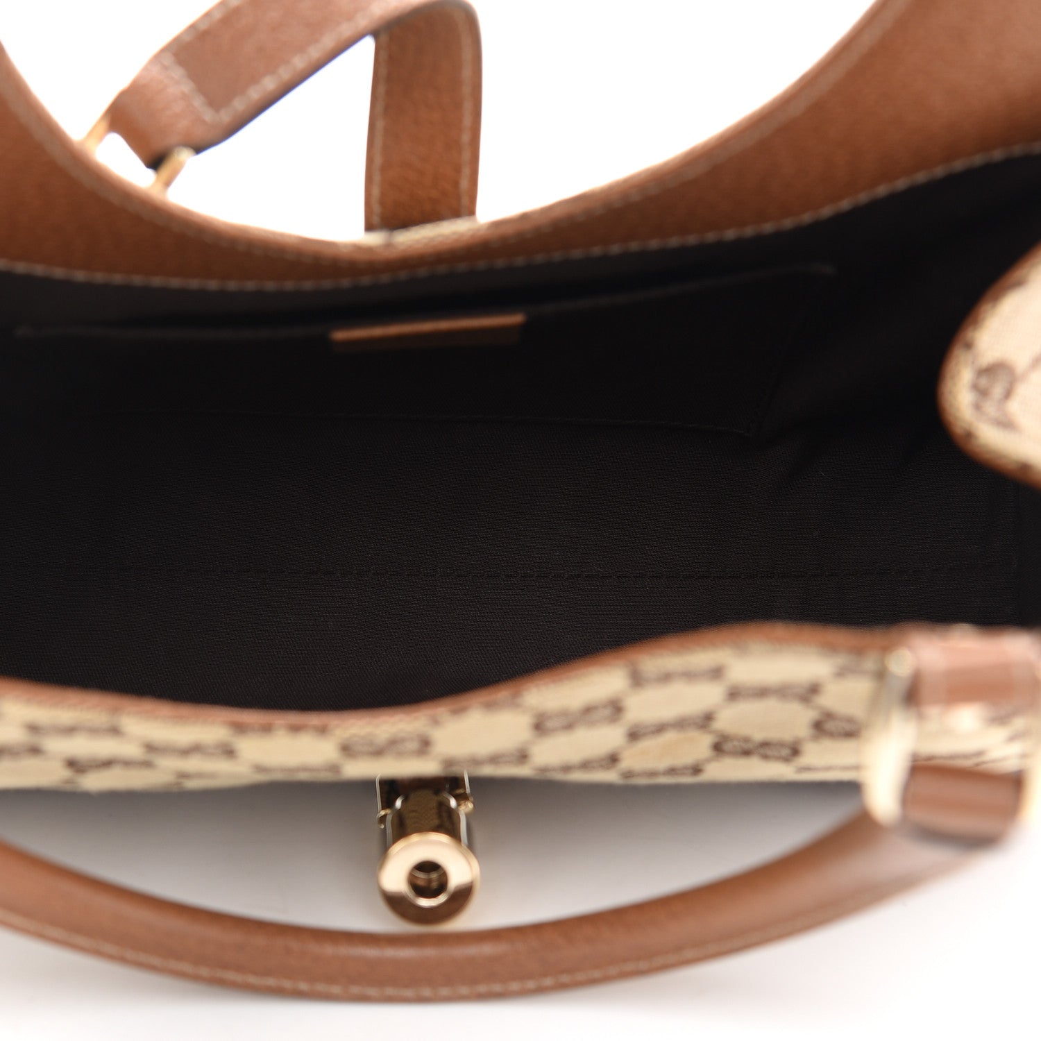 Gucci Monogram Calfskin Bardot Shoulder Bag 5 of 9