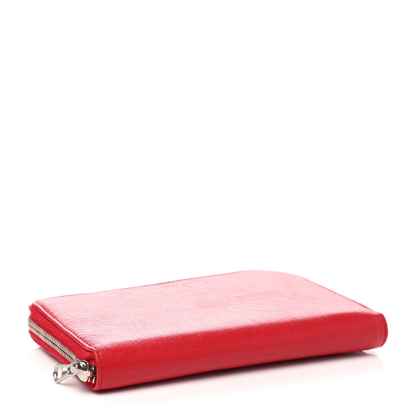 Agneau Continental Zip Around Wallet Rouge Cardinal