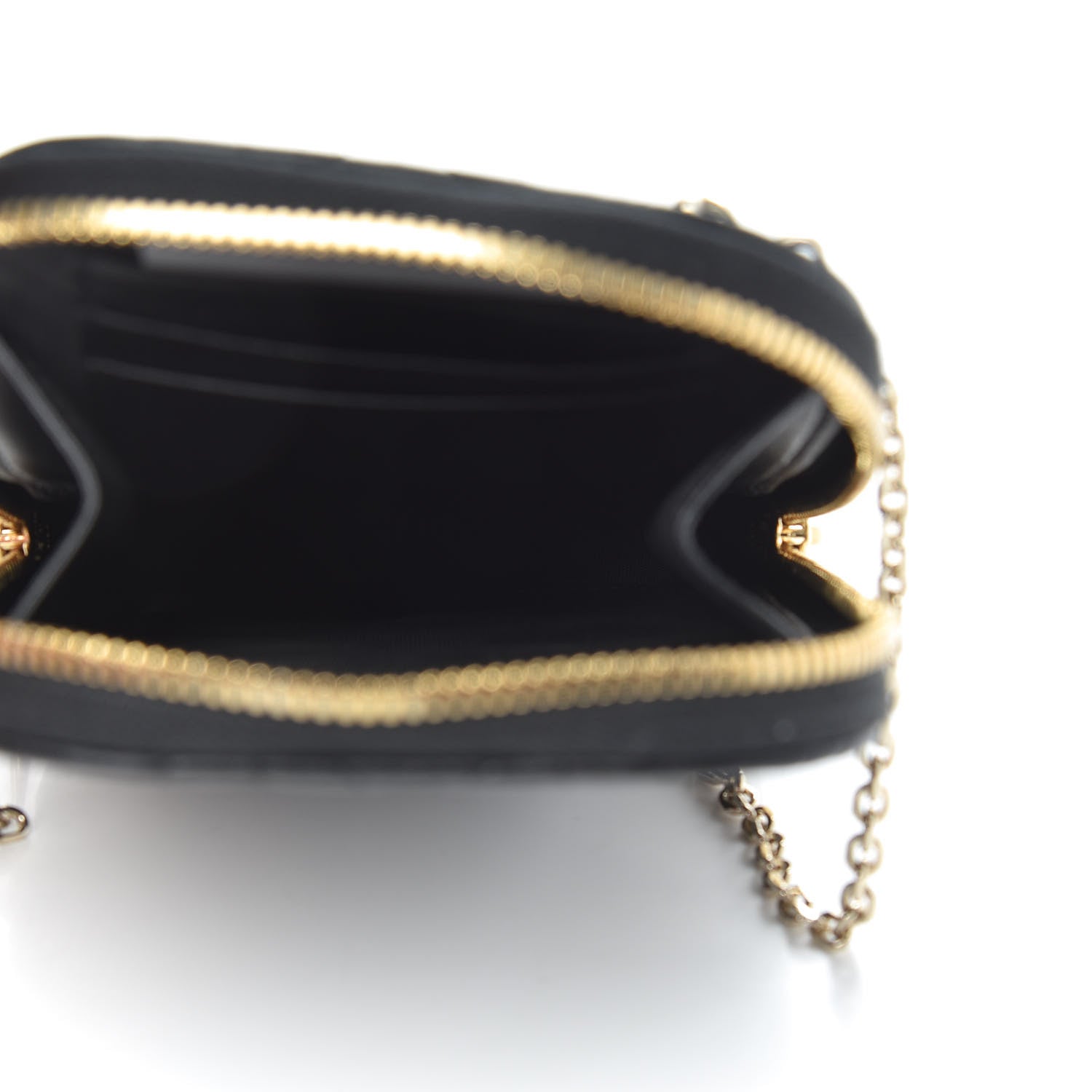 Christian Dior Lambskin Cannage Lady Dior Phone Holder Black 5 of 9