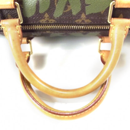Louis Vuitton Monogram Graffiti Speedy 30 Kaki 7 of 12