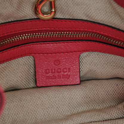 Gucci Pebbled Calfskin Medium Soho Chain Shoulder Bag Pink 6 of 6