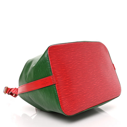 Louis Vuitton Epi Bi-Color Petit Noe Borneo Castillan Red 4 of 9