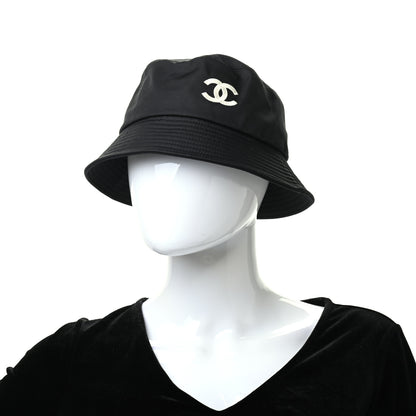Chanel Cotton CC Bucket Hat S Black 2 of 5