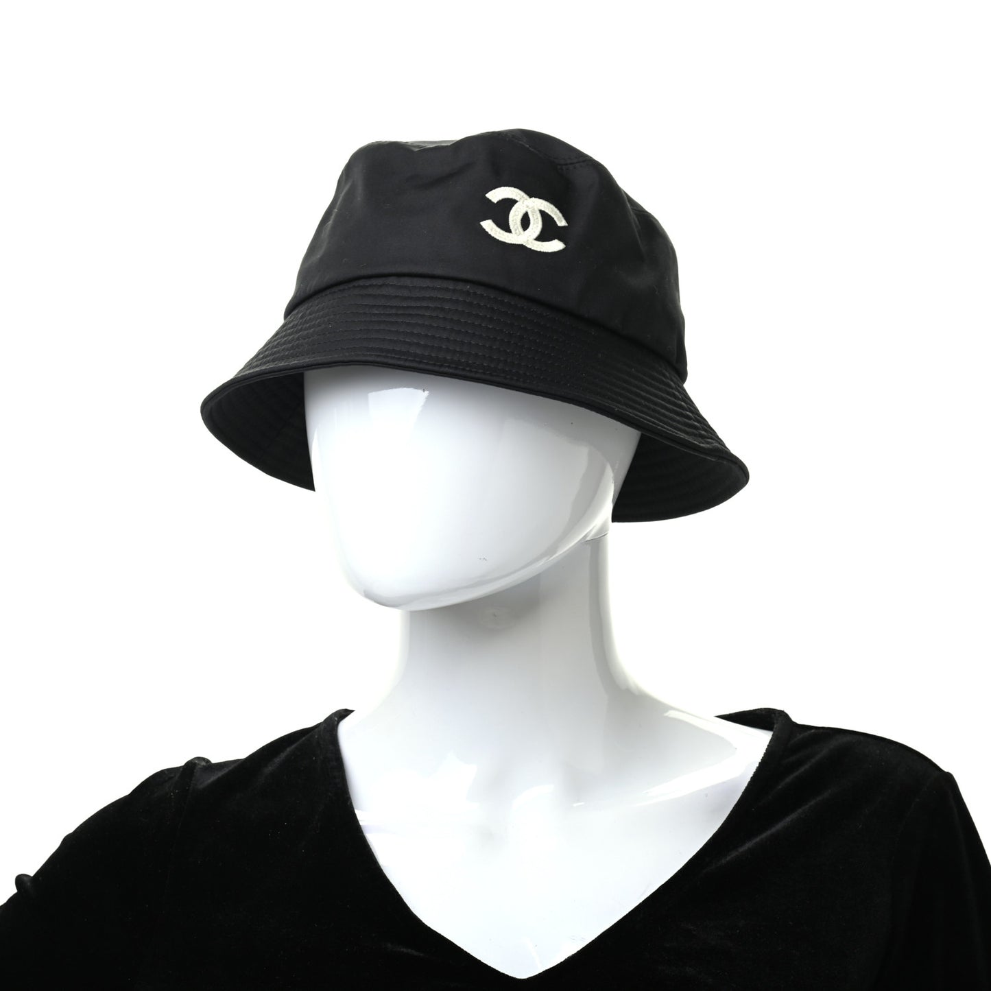 Cotton CC Bucket Hat S Black