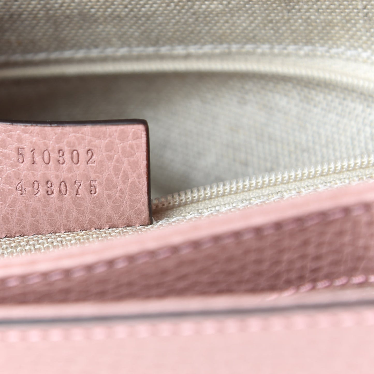 Dollar Calfskin Interlocking G Top Handle Shoulder Bag Soft Pink